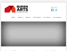 Tablet Screenshot of burienarts.org